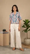 K 960 New Colors By Naisha Cotton Printed Crop Shirt
